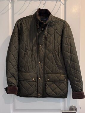 Polo by Ralph Lauren Quilted Olive Green Barn Jacket